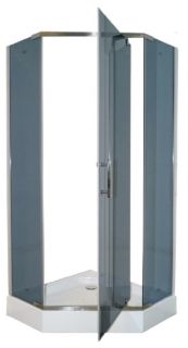 Душевой уголок Parly ZPE911 90x90см хром с поддоном